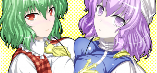 【東方】暖気団→停滞前線←寒気団