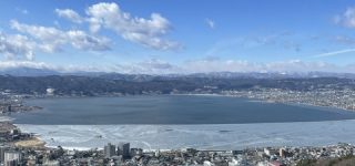 [東方]諏訪湖、今年も御神渡りは現れず・・・