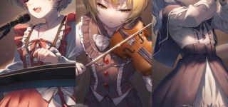 [東方]プリズムリバーそれぞれの推しの数 誰が一番多いだろう